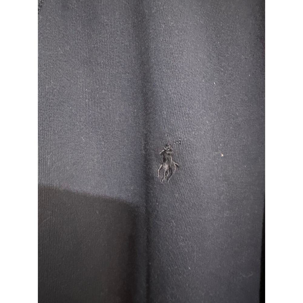 Ralph Lauren Navy Blue Sweater With Bronze Braided Gold Trimned Arms Size XL - Picture 4 of 12